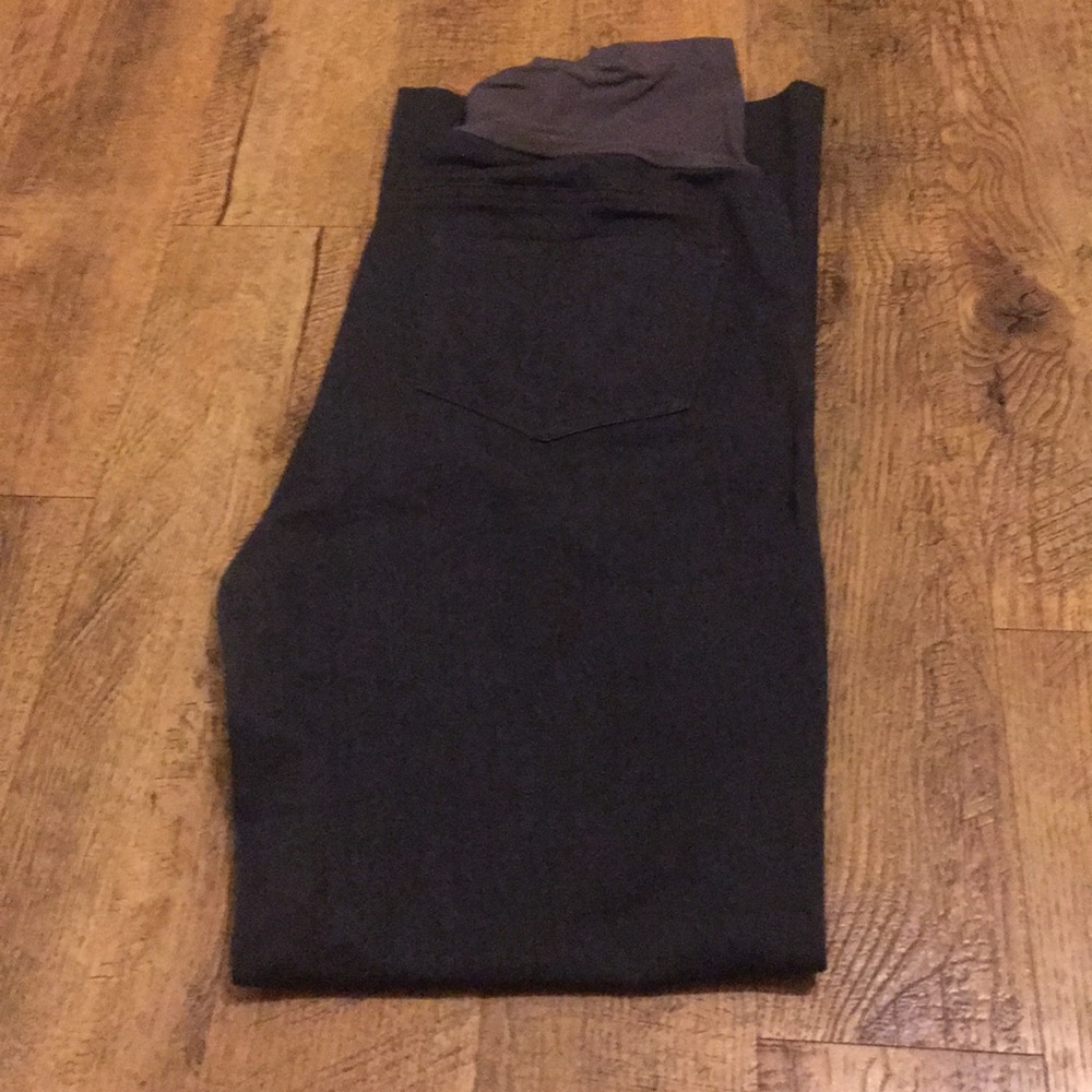 Gray maternity slacks